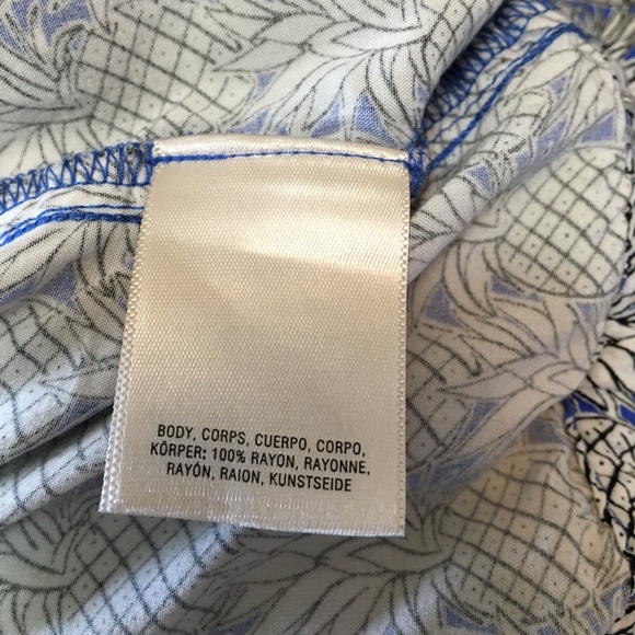 Anthro Maeve Imelda one shoulder Pineapple Crop Top - Picture 9 of 9